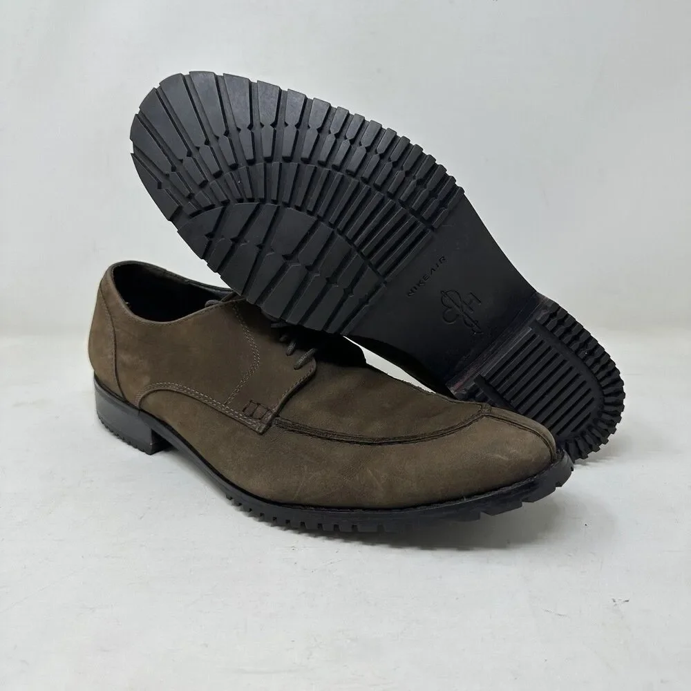 Cole Haan Mens Size 11 M NikeAir Brown Suede Leather Dress Shoe C11050